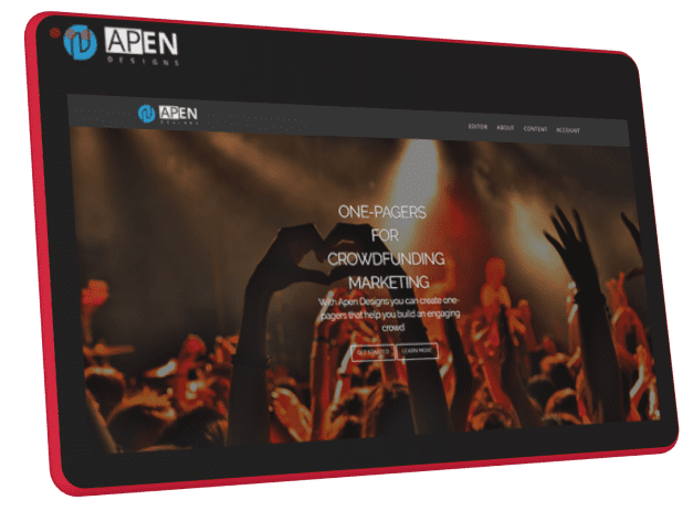 pen Designs Empowering Users to Create Engaging One-Pagers final result