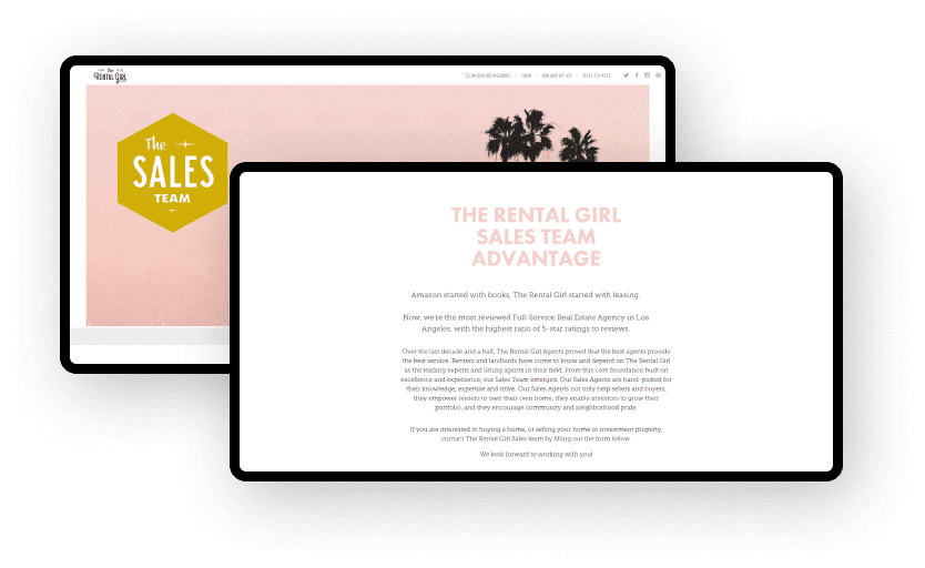 Sales Team The Rental Girl