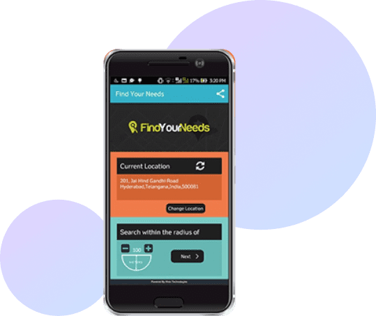 Showing the navigation in map view